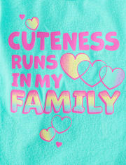 Lot de 3 t-shirts graphiques pour bébés et petites filles