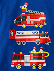 Baby And Toddler Boys Dinos And Trucks Graphic Tee 4-Pack