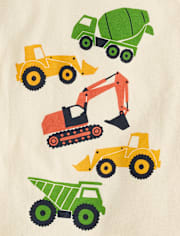 Baby And Toddler Boys Dinos And Trucks Graphic Tee 4-Pack