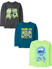 Boys Gamer Graphic Tee 3-Pack