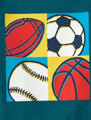 Baby And Toddler Boys Multisport Graphic Tee