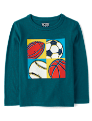Baby And Toddler Boys Multisport Graphic Tee