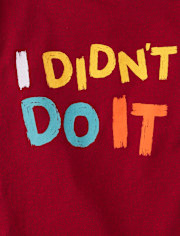 Baby And Toddler Boys I Didn't Do It Graphic Tee
