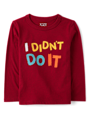 Baby And Toddler Boys I Didn't Do It Graphic Tee