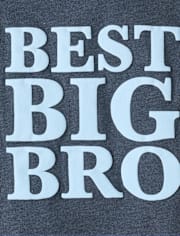 Baby And Toddler Boys Best Big Bro Graphic Tee