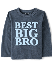 Baby And Toddler Boys Best Big Bro Graphic Tee
