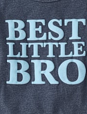 Baby And Toddler Boys Best Little Bro Graphic Tee