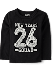 Baby And Toddler New Years Squad 26 Graphic Tee