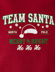 Baby Matching Family Team Santa Graphic Bodysuit