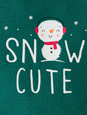 Baby Snow Cute Graphic Bodysuit