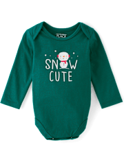 Baby Snow Cute Graphic Bodysuit