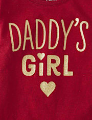 Baby And Toddler Girls Daddy's Girl Graphic Tee