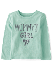Baby And Toddler Girls Mommy's Girl Graphic Tee