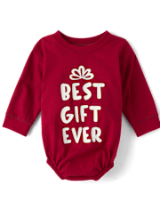 Baby Best Gift Ever Graphic Bubble Bodysuit