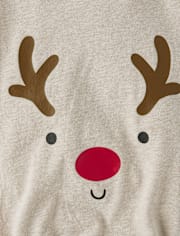 Body bébé à motif renne de Noël