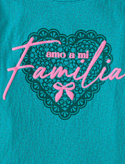 Girls Familia Graphic Tee