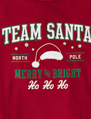 Adult Matching Family Team Santa Graphic Tee