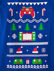 Boys Christmas Game Controller Graphic Tee