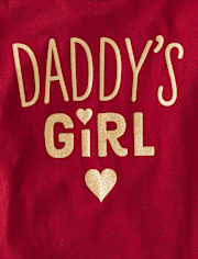 Girls Daddy's Girl Graphic Tee
