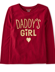 Girls Daddy's Girl Graphic Tee