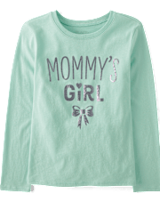 Girls Mommy's Girl Graphic Tee