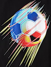 Boys Soccer Ball Graphic Tee