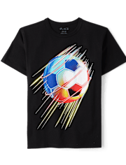 Boys Soccer Ball Graphic Tee