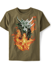 Boys Dragon Graphic Tee