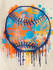 Boys Baseball Graphic Tee