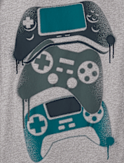 Boys Game Controllers Graphic Tee