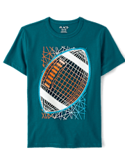 Boys Football Graphic Tee