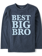 Boys Best Big Bro Graphic Tee