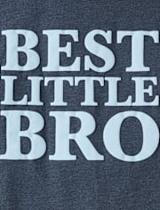 Boys Best Little Bro Graphic Tee