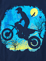 Boys Biker Graphic Tee