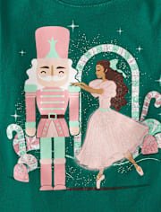 Girls Christmas Nutcracker Graphic Tee