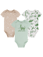 Baby Boys Huggies Dinosaur Bodysuit 3-Pack