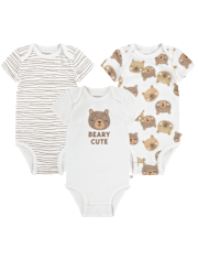 Baby Huggies Bear Bodysuit 3-Pack