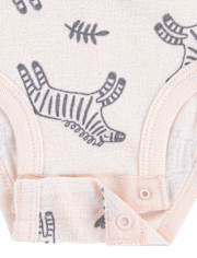 Baby Girls Huggies Zebra Bodysuit 3-Pack