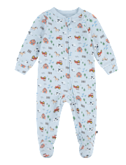 Baby Boys Huggies Farm Animal Footed Coverall