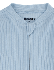 Baby Boys Huggies Ribbed Footed Coverall