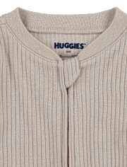 Baby Huggies Ribbed Footed Coverall