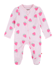 Baby Girls Huggies Strawberry Footed Coverall