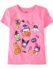 T-shirt graphique Halloween Hello Kitty® et ses amis pour filles