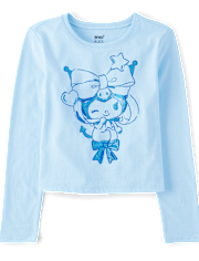 T-shirt pailleté Kuromi™ pour bébé fille