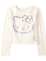 T-shirt bébé holographique Hello Kitty® pour fille
