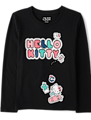 T-shirt graphique Hello Kitty® à paillettes pour fille