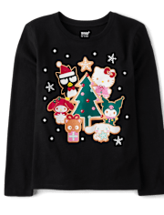T-shirt graphique Hello Kitty® et ses amis pour les fêtes pour filles