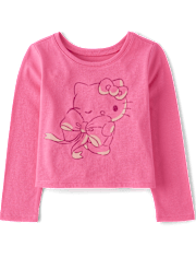 Toddler Girls Hello Kitty® Glitter Bow Baby Tee