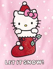 Toddler Girls Hello Kitty® Glitter Stocking Graphic Tee