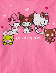 Girls Hello Kitty® And Friends Melt My Heart Graphic Tee